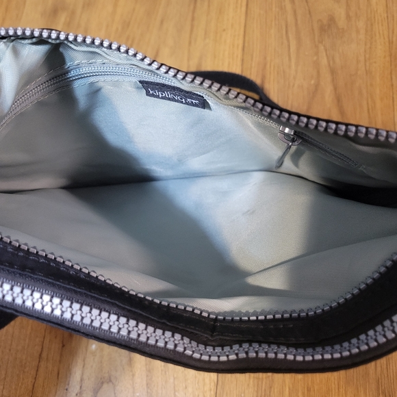 Kipling Alvar 4 pocket black nylon crossbody purse - Picture 7 of 11